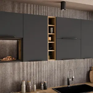 Obrazek Szafka Kuchenna Aria-Gr/Ar Anti Fingerprint 80zl 1s Bb