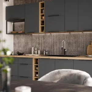 Obrazek Szafka Kuchenna Aria-Gr/Ar Anti Fingerprint 60zl 1s Bb