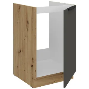 Obrazek Szafka Kuchenna Aria-Gr/Ar Anti Fingerprint 50zl 1f Bb