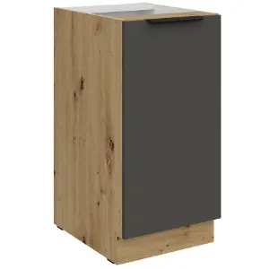 Obrazek Szafka Kuchenna Aria-Gr/Ar Anti Fingerprint 40d 1f Bb