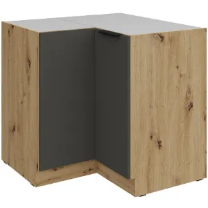 Obrazek Szafka Kuchenna Aria-Gr/Ar Anti Fingerprint 90x90 Dn 2f Bb