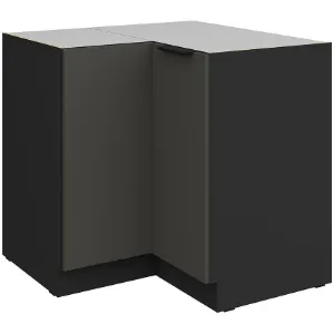 Obrazek Szafka Kuchenna Aria-Gr/Bl Anti Fingerprint 90x90 Dn 2f Bb