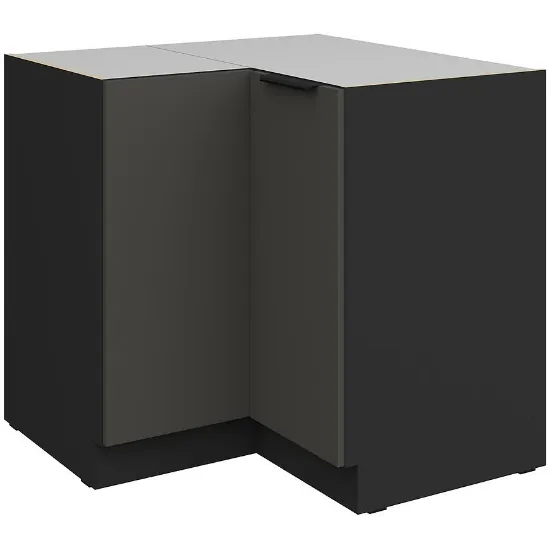 Obrazek Szafka Kuchenna Aria-Gr/Bl Anti Fingerprint 90x90 Dn 2f Bb