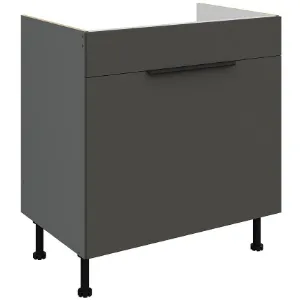 Obrazek Szafka Kuchenna Aria-Gr/Ant Anti Fingerprint 80zl 1s Bb