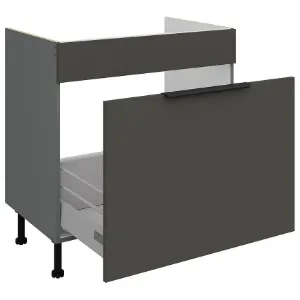 Obrazek Szafka Kuchenna Aria-Gr/Ant Anti Fingerprint 80zl 1s Bb