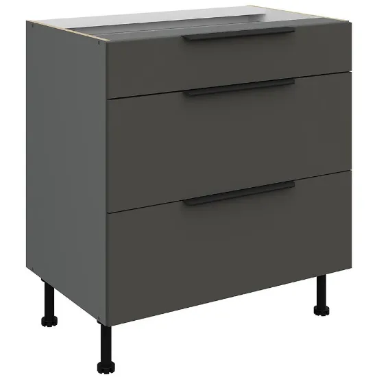 Obrazek Szafka Kuchenna Aria-Gr/Ant Anti Fingerprint 80d 3s Bb