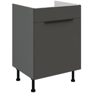 Obrazek Szafka Kuchenna Aria-Gr/Ant Anti Fingerprint 60zl 1s Bb