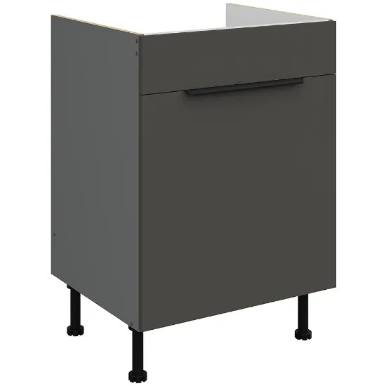 Obrazek Szafka Kuchenna Aria-Gr/Ant Anti Fingerprint 60zl 1s Bb