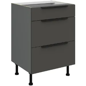 Obrazek Szafka Kuchenna Aria-Gr/Ant Anti Fingerprint 60d 3s Bb