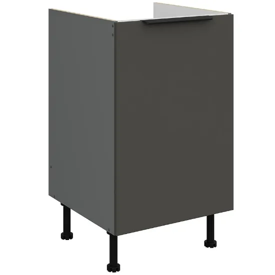 Obrazek Szafka Kuchenna Aria-Gr/Ant Anti Fingerprint 50zl 1f Bb