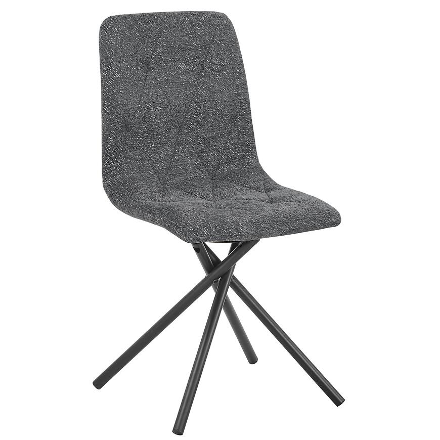 Krzesło Luna ciemny szary raven 15