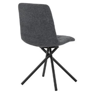 Obrazek Krzesło Luna ciemny szary raven 15