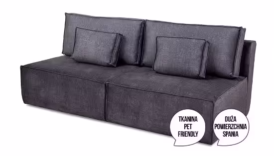 Obrazek Sofa rozkładana Goya szary