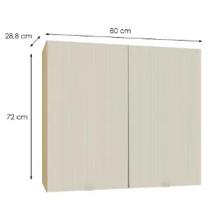 Obrazek Szafka Kuchenna Cosmo Sofia W80 Beżowy Mat