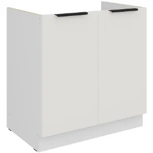 Obrazek Szafka Kuchenna Aria-Wh/Wh Anti Fingerprint 80zl 2f Bb