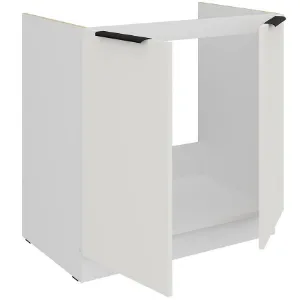 Obrazek Szafka Kuchenna Aria-Wh/Wh Anti Fingerprint 80zl 2f Bb