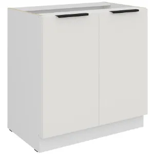 Obrazek Szafka Kuchenna Aria-Wh/Wh Anti Fingerprint 80d 2f Bb