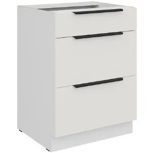 Obrazek Szafka Kuchenna Aria-Wh/Wh Anti Fingerprint 60d 3s Bb