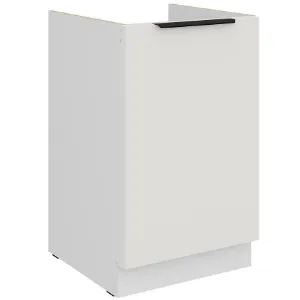 Obrazek Szafka Kuchenna Aria-Wh/Wh Anti Fingerprint 50zl 1f Bb