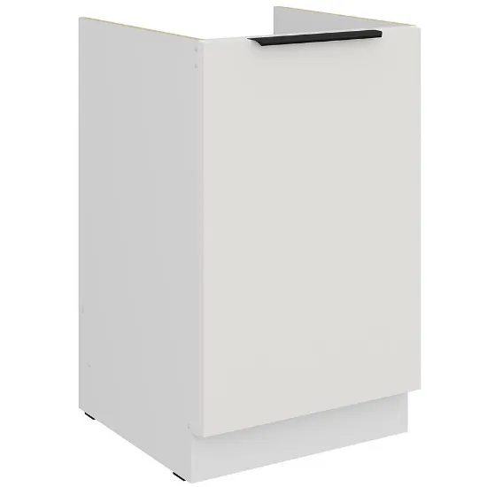 Obrazek Szafka Kuchenna Aria-Wh/Wh Anti Fingerprint 50zl 1f Bb