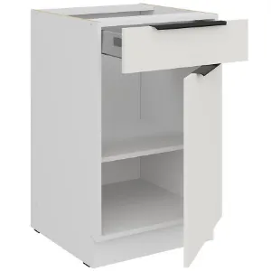 Obrazek Szafka Kuchenna Aria-Wh/Wh Anti Fingerprint 50d 1f 1s Bb