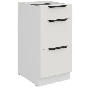 Obrazek Szafka Kuchenna Aria-Wh/Wh Anti Fingerprint 40d 3s Bb