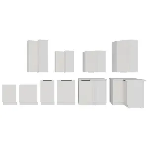 Obrazek Szafka Kuchenna Aria-Wh/Wh Anti Fingerprint 30d Cargo Bb