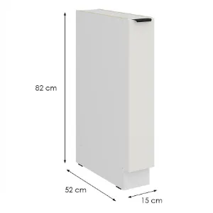 Obrazek Szafka Kuchenna Aria-Wh/Wh Anti Fingerprint 15d Cargo Bb