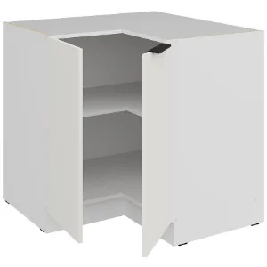 Obrazek Szafka Kuchenna Aria-Wh/Wh Anti Fingerprint 90x90 Dn 2f Bb