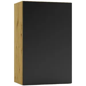 Obrazek Szafka Kuchenna Cosmo Isabel W45 P/L Czarny Groszek/Dąb Artisan