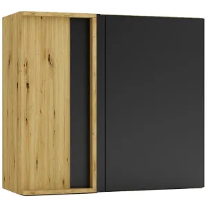 Obrazek Szafka Kuchenna Cosmo Isabel Wnp P/L Czarny Groszek/Dąb Artisan