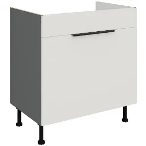 Obrazek Szafka Kuchenna Aria-Wh/Ant Anti Fingerprint 80zl 1s Bb