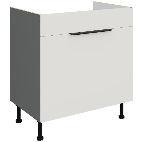 Obrazek Szafka Kuchenna Aria-Wh/Ant Anti Fingerprint 80zl 1s Bb