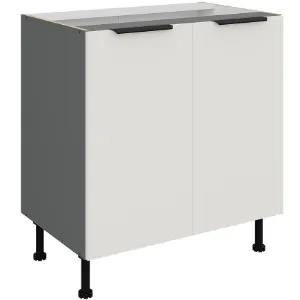 Obrazek Szafka Kuchenna Aria-Wh/Ant Anti Fingerprint 80d 2f Bb