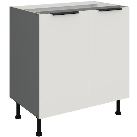 Obrazek Szafka Kuchenna Aria-Wh/Ant Anti Fingerprint 80d 2f Bb