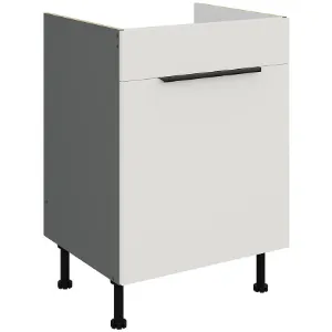 Obrazek Szafka Kuchenna Aria-Wh/Ant Anti Fingerprint 60zl 1s Bb