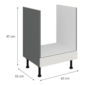 Obrazek Szafka Kuchenna Aria-Wh/Ant Anti Fingerprint 60dg Bb