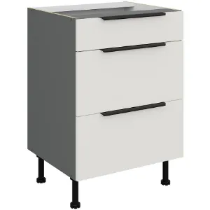 Obrazek Szafka Kuchenna Aria-Wh/Ant Anti Fingerprint 60d 3s Bb