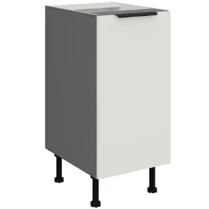 Obrazek Szafka Kuchenna Aria-Wh/Ant Anti Fingerprint 40d 1f Bb