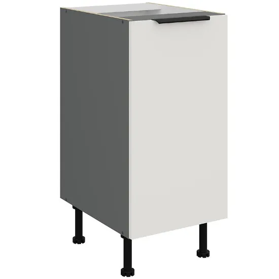 Obrazek Szafka Kuchenna Aria-Wh/Ant Anti Fingerprint 40d 1f Bb