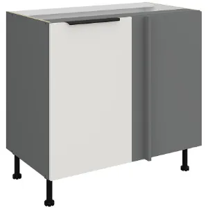 Obrazek Szafka Kuchenna Aria-Wh/Ant Anti Fingerprint 105 Nd 1f Bb