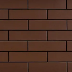 Obrazek Płytka cegłopodobna gładka brąz 24,5/6,5