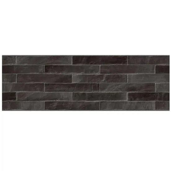 Obrazek Glazura Brick XL negro rekt. 25/75