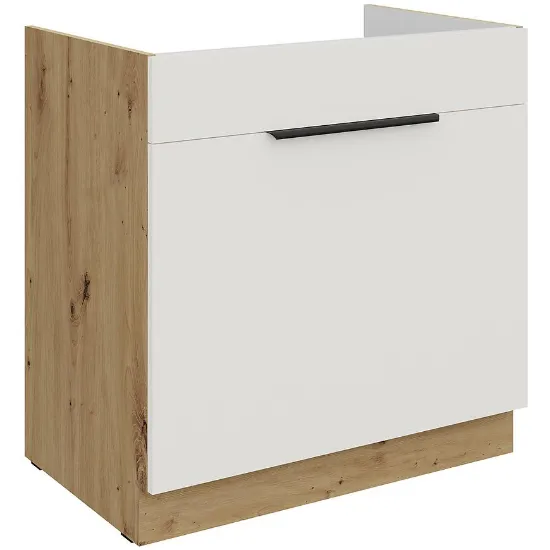 Obrazek Szafka Kuchenna Aria-Wh/Ar Anti Fingerprint 80zl 1s Bb