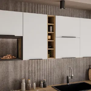 Obrazek Szafka Kuchenna Aria-Wh/Ar Anti Fingerprint 80zl 1s Bb