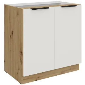 Obrazek Szafka Kuchenna Aria-Wh/Ar Anti Fingerprint 80d 2f Bb