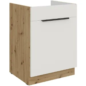 Obrazek Szafka Kuchenna Aria-Wh/Ar Anti Fingerprint 60zl 1s Bb