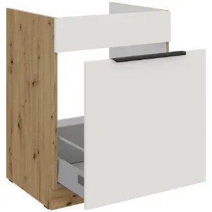 Obrazek Szafka Kuchenna Aria-Wh/Ar Anti Fingerprint 60zl 1s Bb