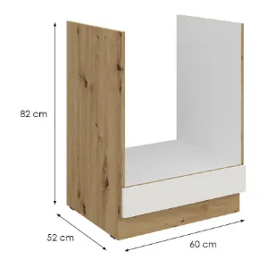 Obrazek Szafka Kuchenna Aria-Wh/Ar Anti Fingerprint 60dg Bb