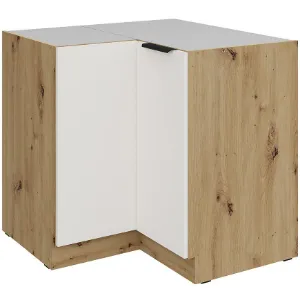 Obrazek Szafka Kuchenna Aria-Wh/Ar Anti Fingerprint 90x90 Dn 2f Bb